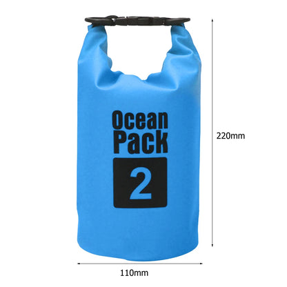 Waterproof Dry Bags for Swimming, Kayaking, Rafting, and Trekking - Available in 2L, 3L, 5L, 10L, and 15L Sizes