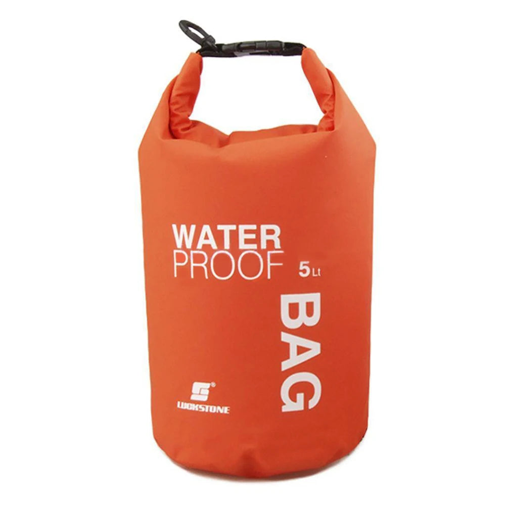 Waterproof Dry Bags for Swimming, Kayaking, Rafting, and Trekking - Available in 2L, 3L, 5L, 10L, and 15L Sizes