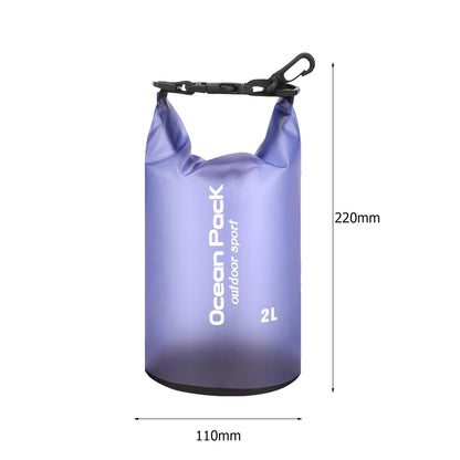 Waterproof Dry Bags for Swimming, Kayaking, Rafting, and Trekking - Available in 2L, 3L, 5L, 10L, and 15L Sizes