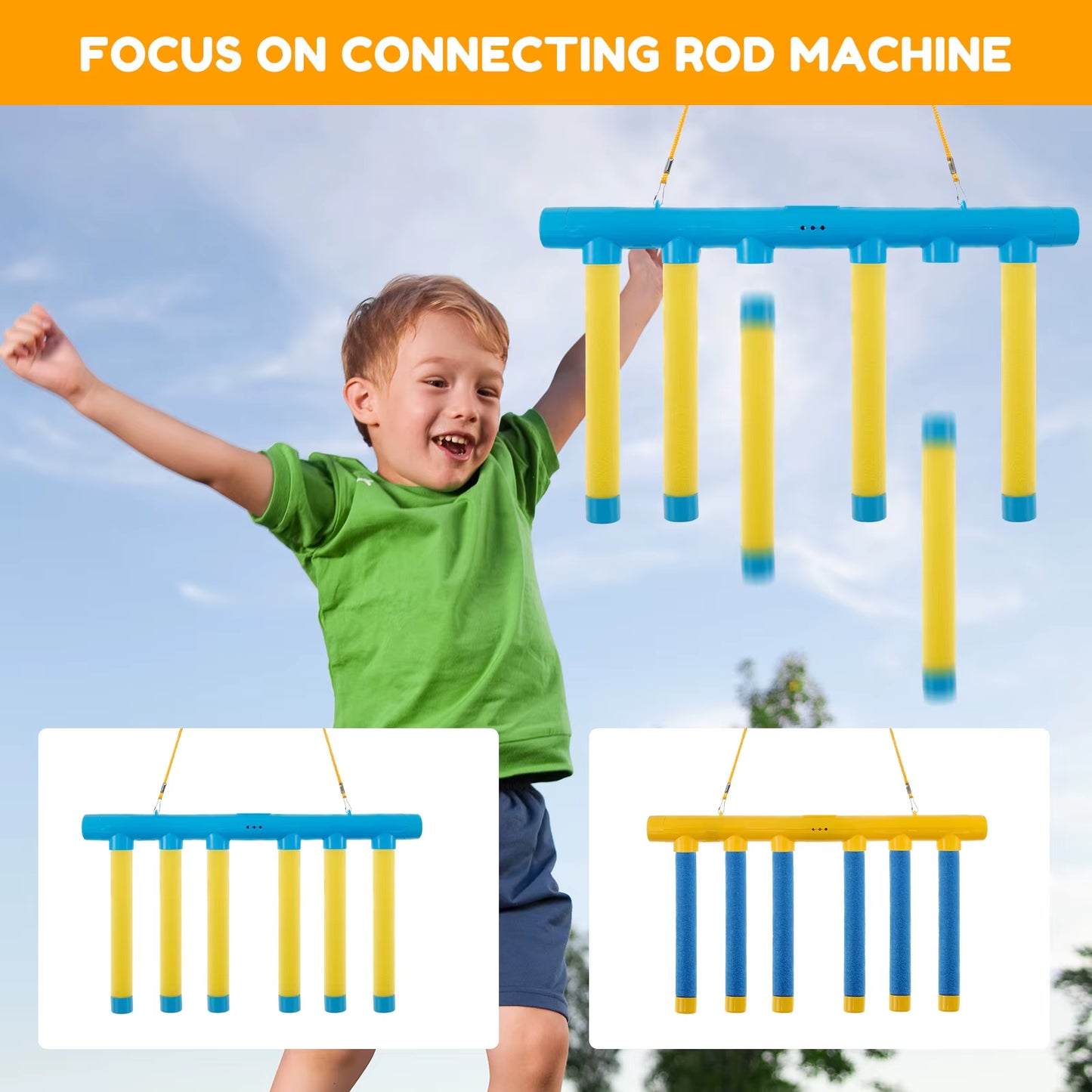 Falling Sticks Challenge: Educational Hand-Eye Coordination Game for Kids - Interactive Parent-Child Sports Toy