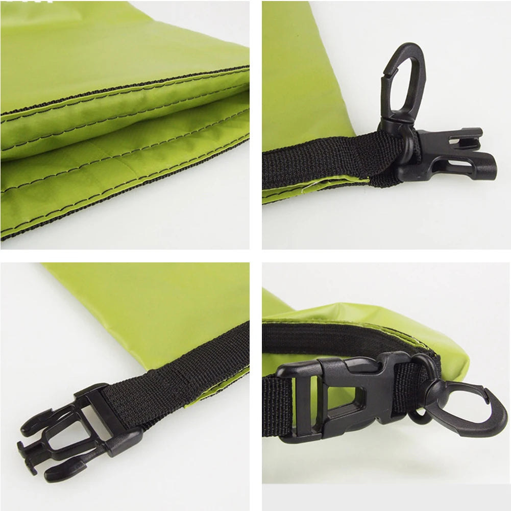 Waterproof Dry Bags for Swimming, Kayaking, Rafting, and Trekking - Available in 2L, 3L, 5L, 10L, and 15L Sizes