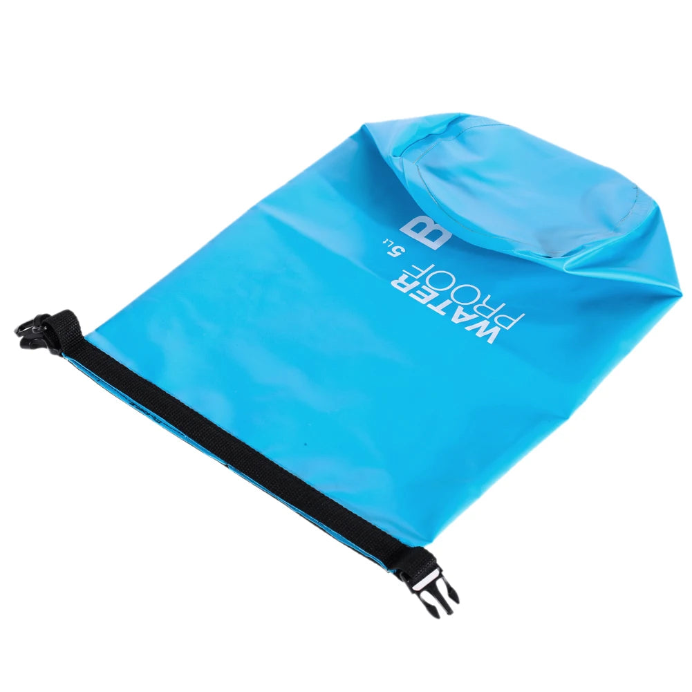 Waterproof Dry Bags for Swimming, Kayaking, Rafting, and Trekking - Available in 2L, 3L, 5L, 10L, and 15L Sizes